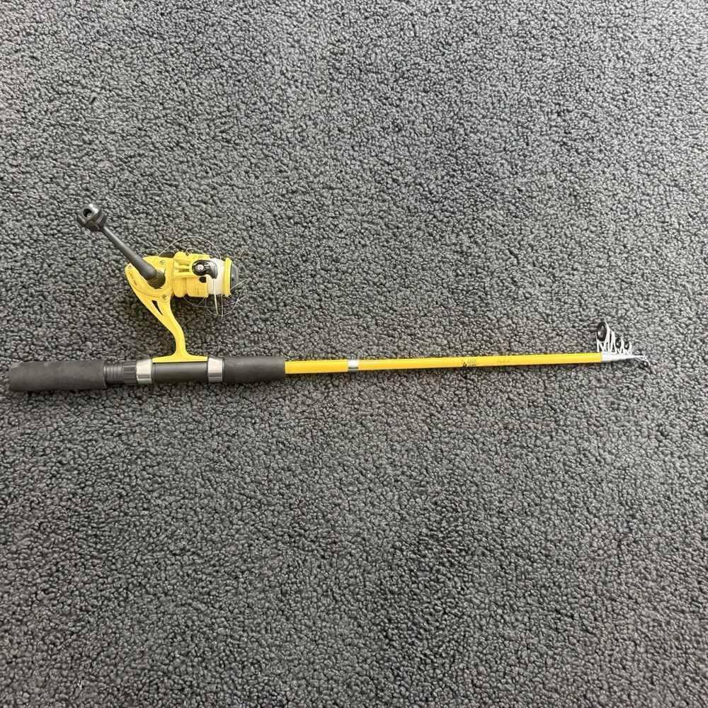 Eagle Claw Pack-It Telescopic Spinning Fishing Rod And Reel Combo